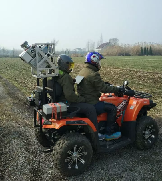 南通沙地摩托車(chē)車(chē)載1:500地籍測量